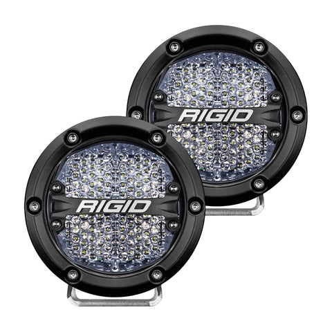 360-SERIES 4 INCH LED OFF-ROAD DIFFUSED WHITE BACKLIGHT | PAIR